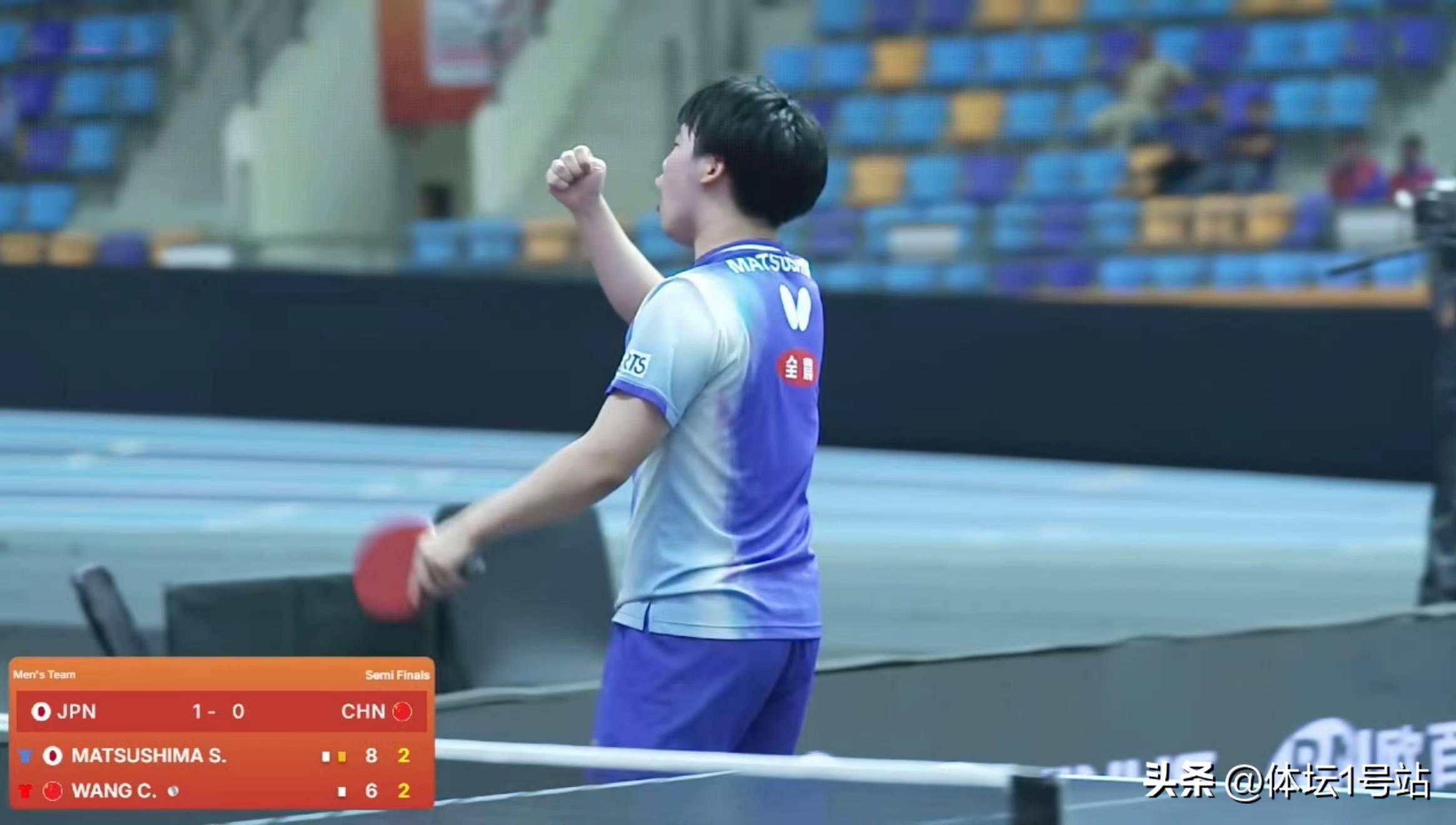 日本队完胜奥地利队，王皓统治全场